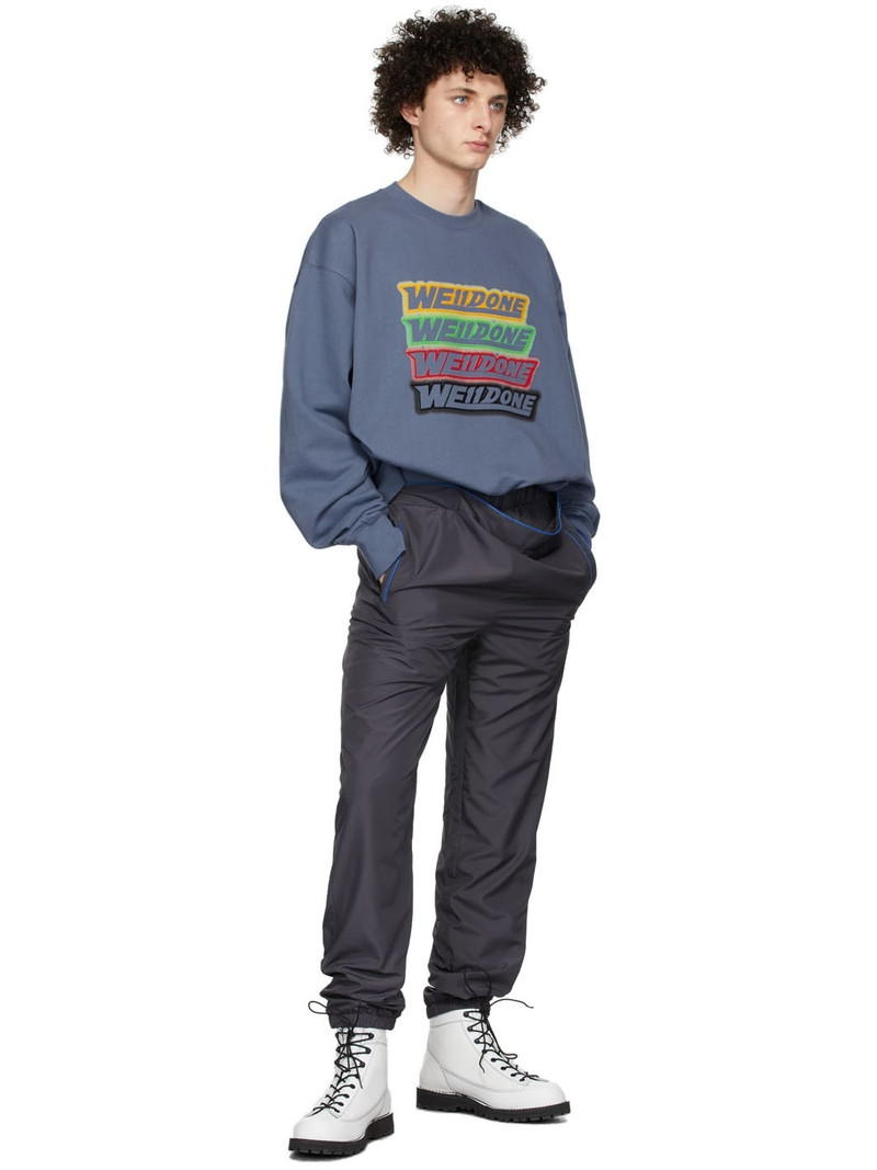 We11done Navy French Terry Sweatshirt outlook
