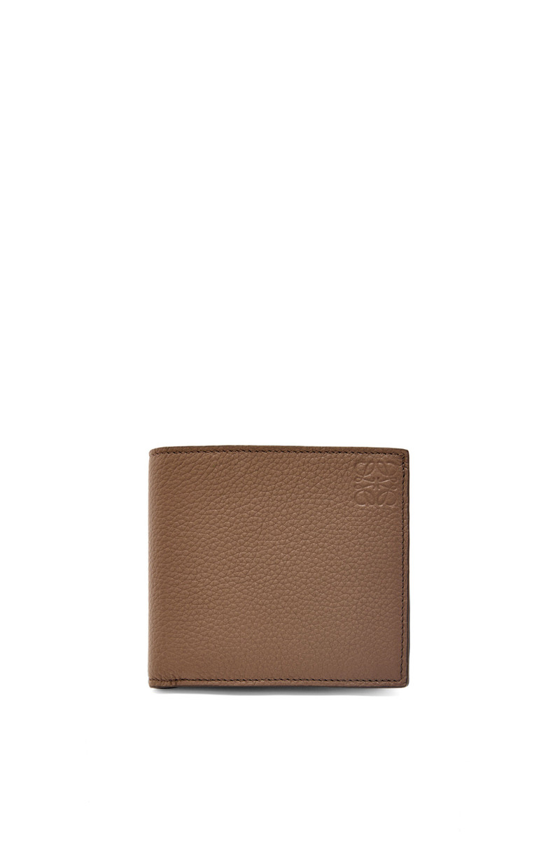 Bifold coin wallet in soft grained calfskin 1