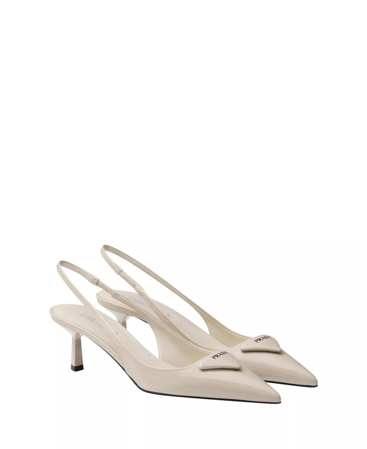 Women's Patent Leather Slingback Pumps - 1