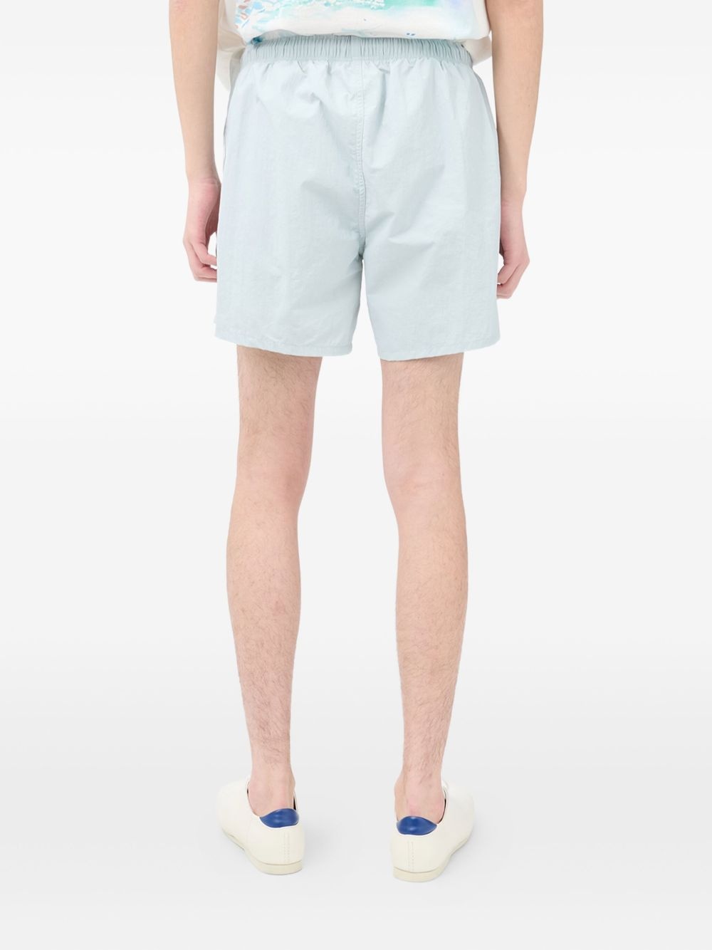 elasticated-waistband shorts - 5