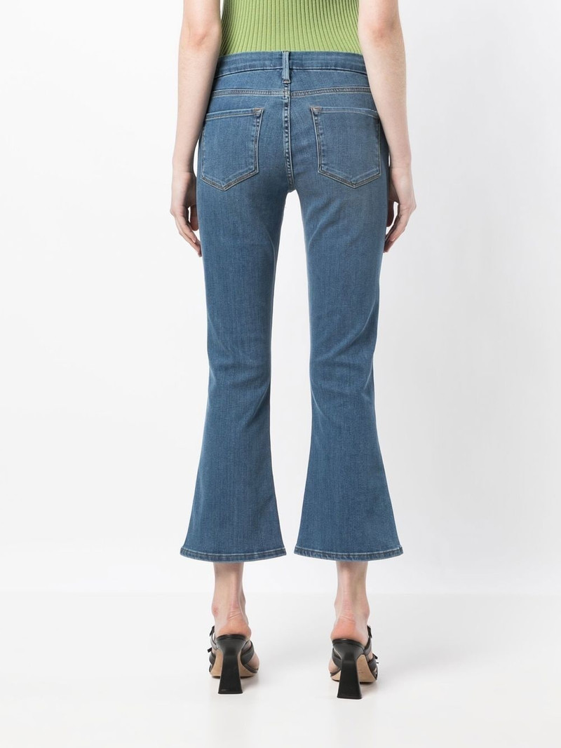 low-rise flared jeans 4