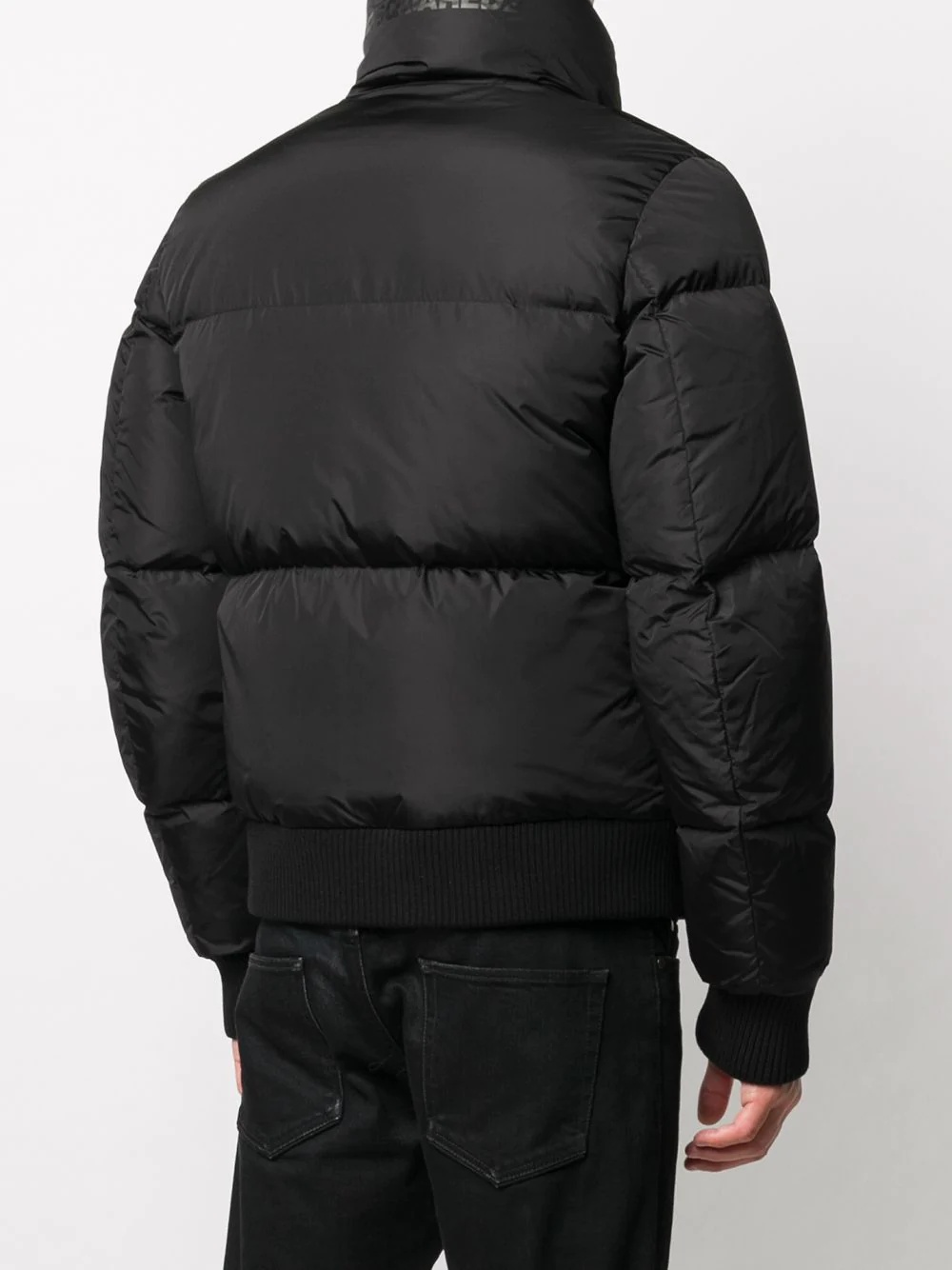 funnel-neck padded jacket - 4