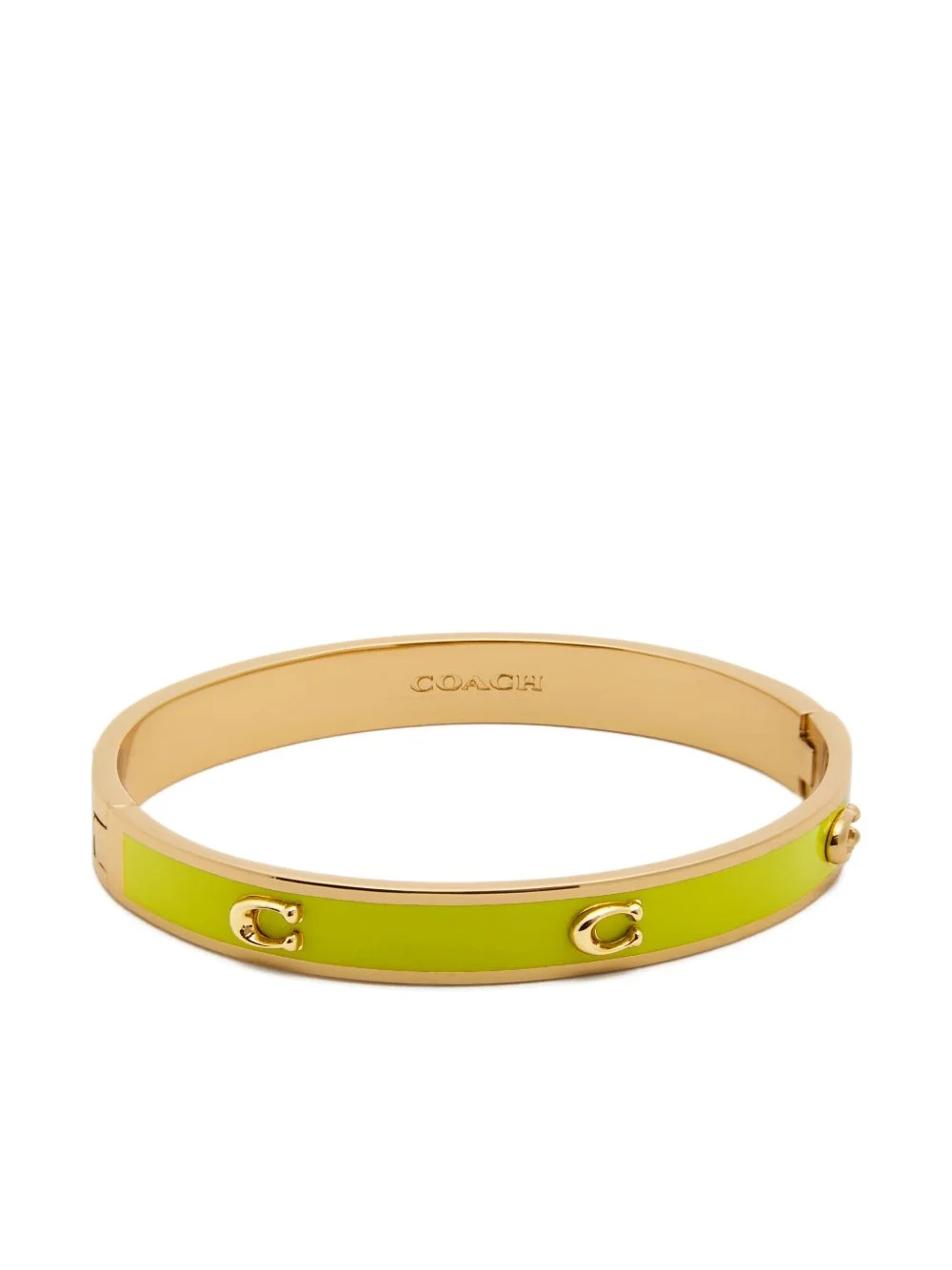 enamelled hinged bracelet - 1