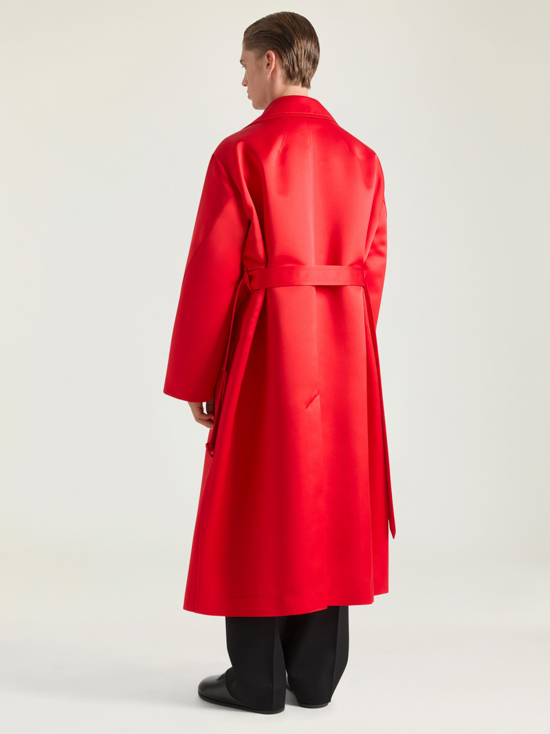 COUTURE SEAM COAT IN SATIN 3