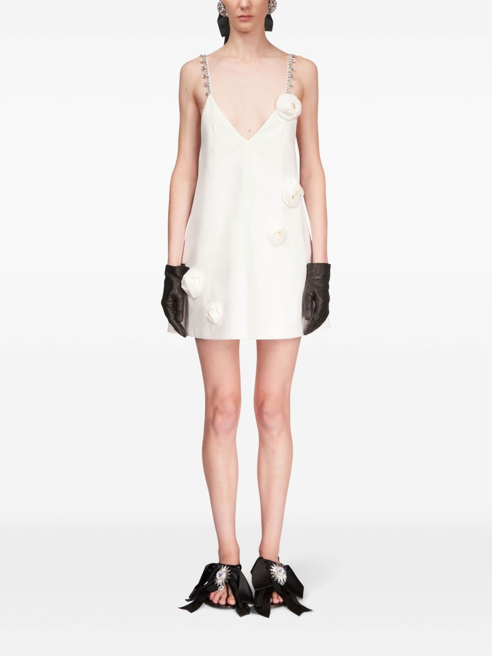 poplin mini dress - 2