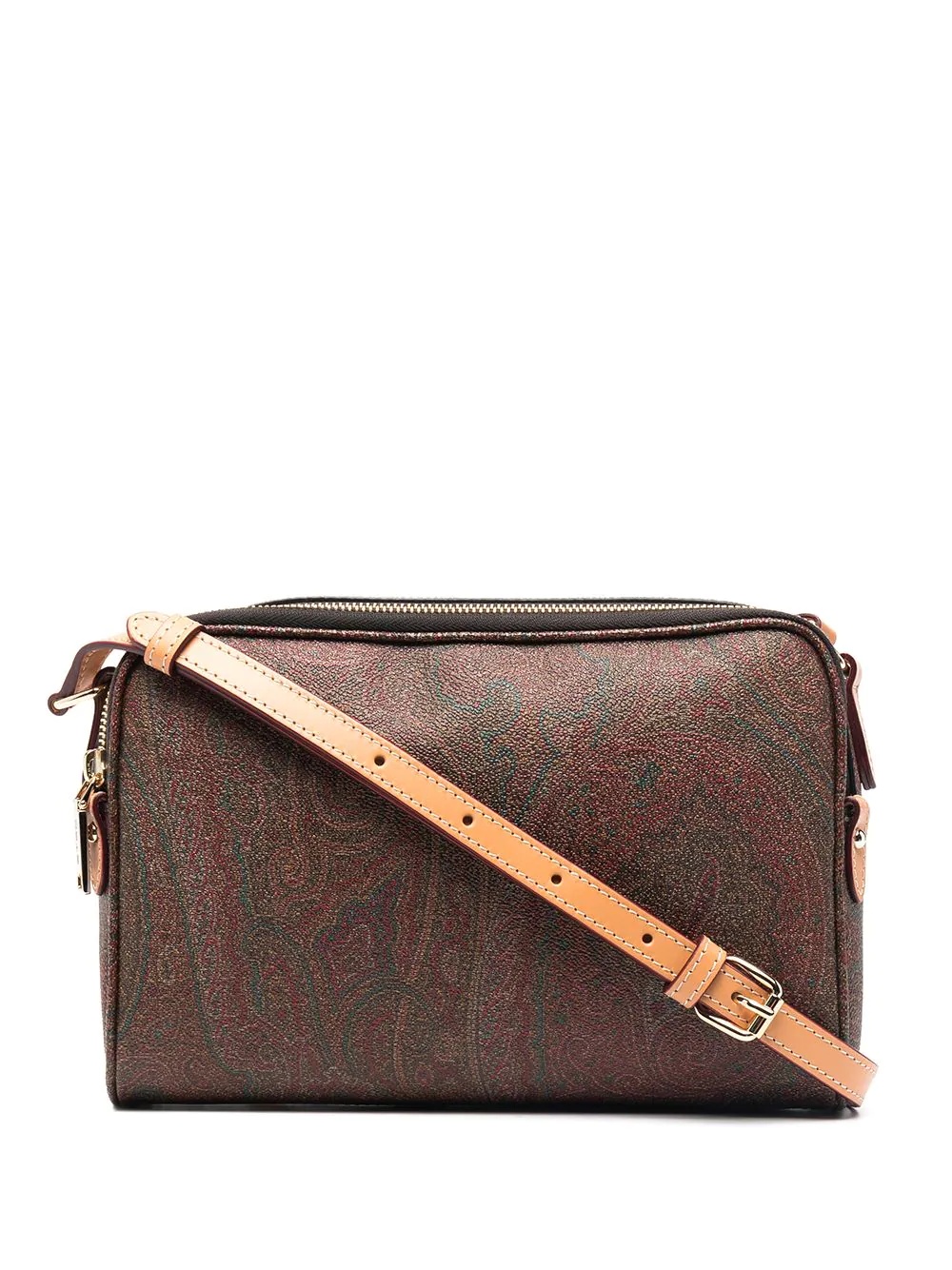 paisley-print crossbody bag - 1