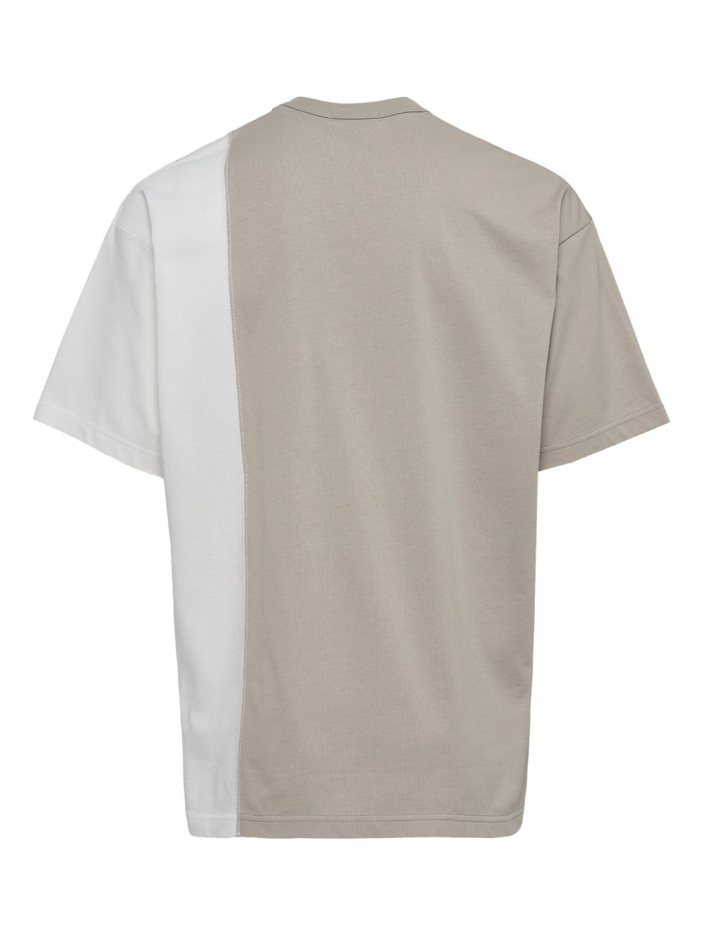 two-tone panelled T-shirt - 2