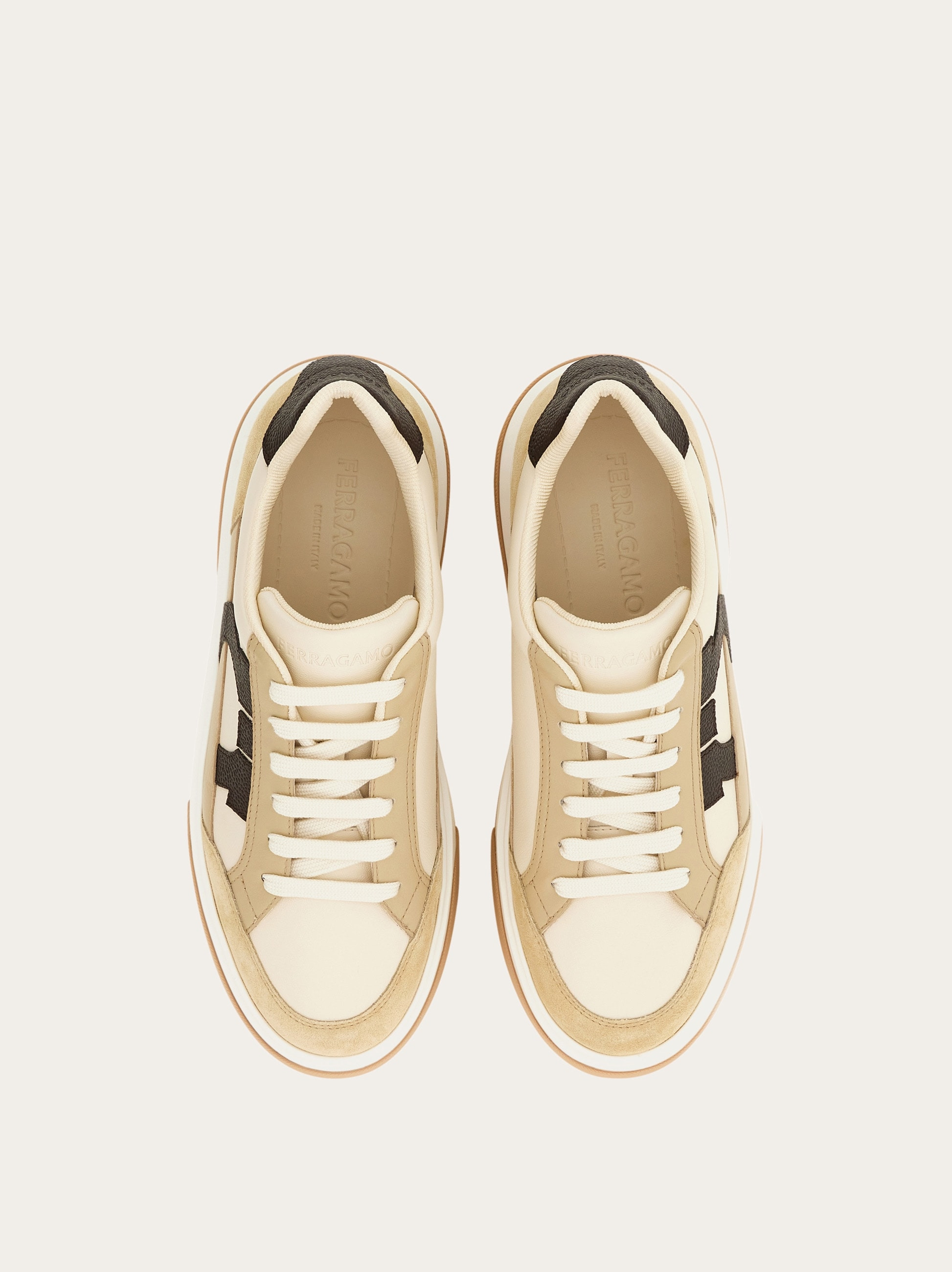 Low top sneaker with Gancini ornament - 3