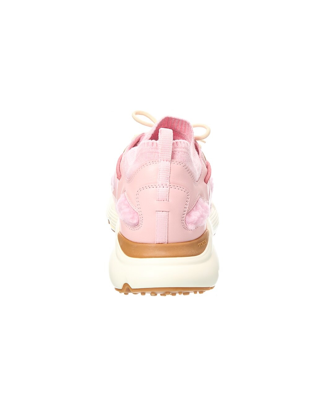 TOD’s Sportiva Leather & Shearling Sneaker - 3
