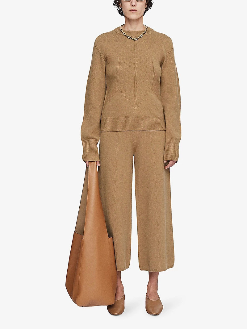 JOSEPH Round-neck dropped-shoulder merino-wool jumper outlook