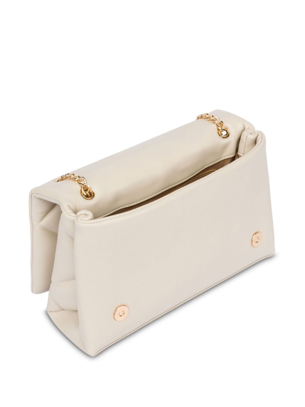 logo-plaque quilted cross body bag - 3