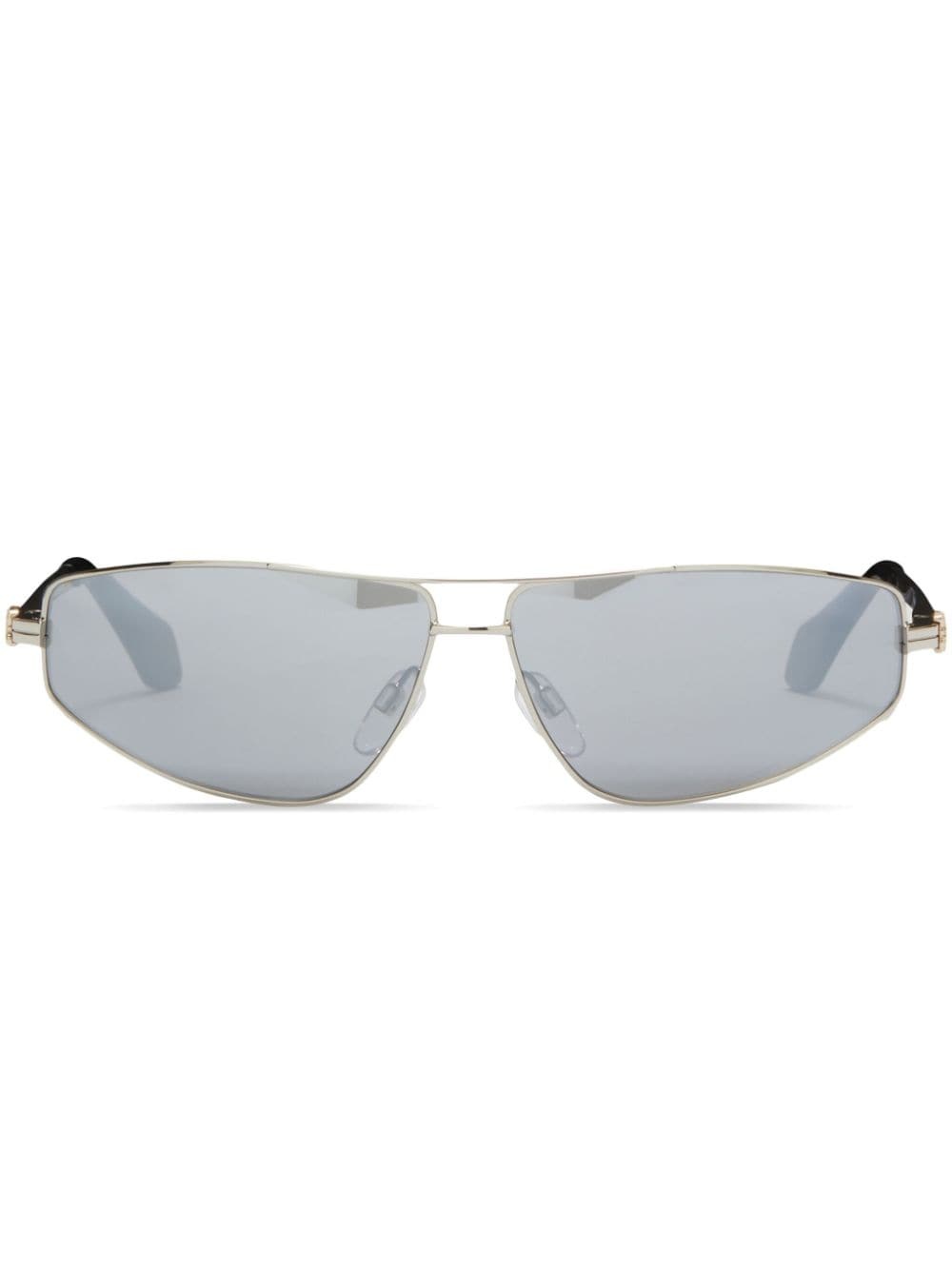 Clavey rectangle-frame sunglasses - 1
