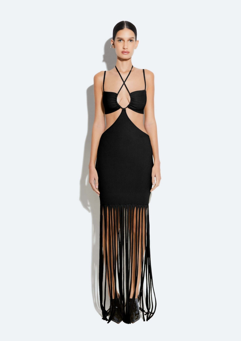 LAPOINTE Matte Viscose Cut Out Dress outlook