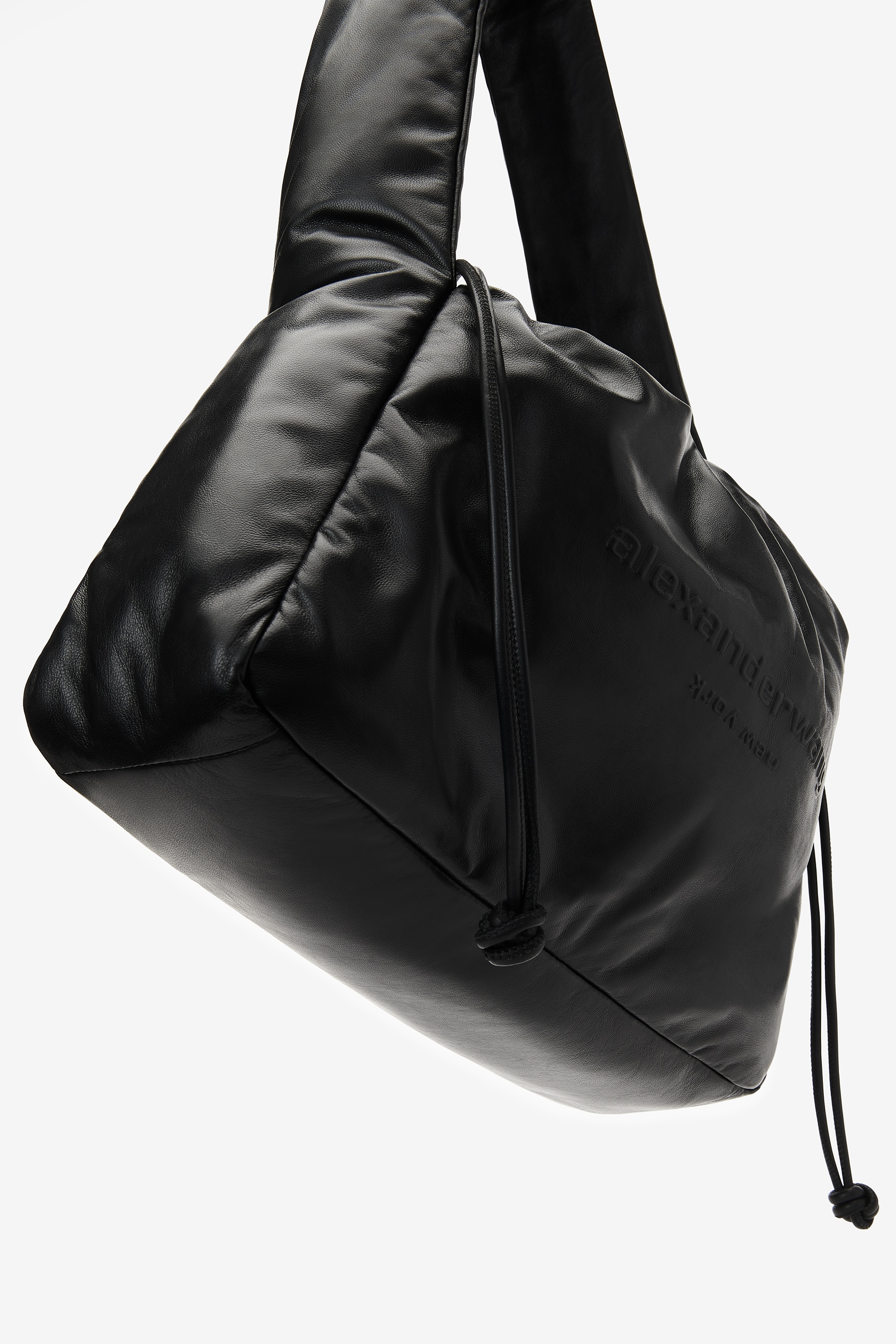 ryan puff large bag in buttery leather - 2