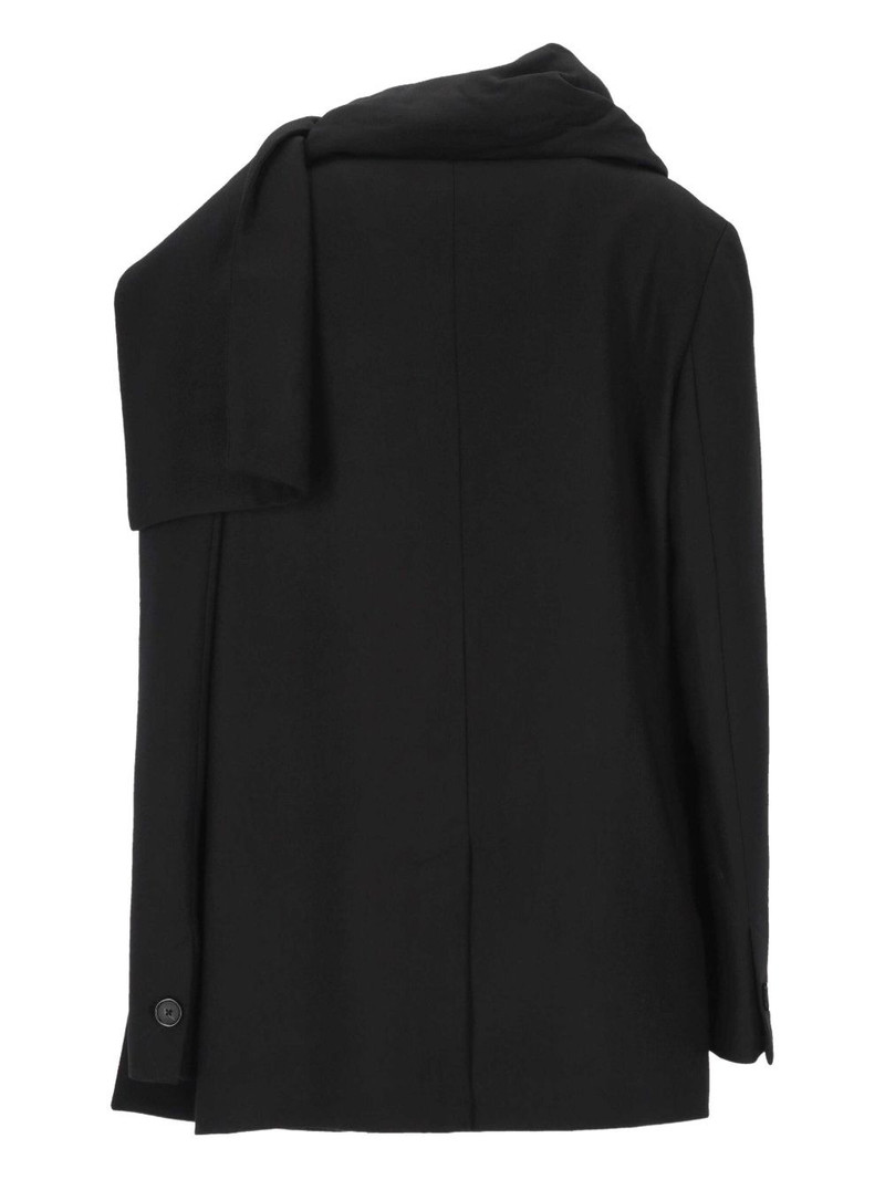 TOTEME scarf single-breasted jacket outlook