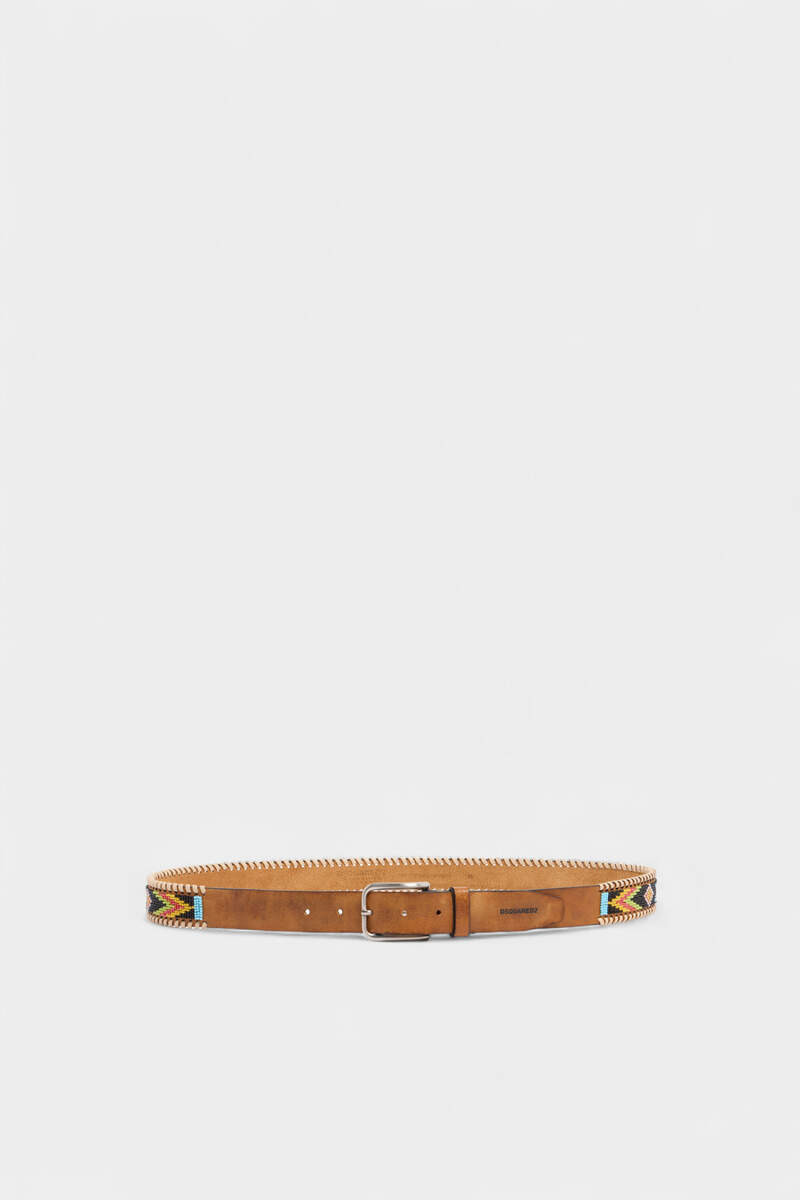BRAIDS & BEADS BUCKLE BELT 1