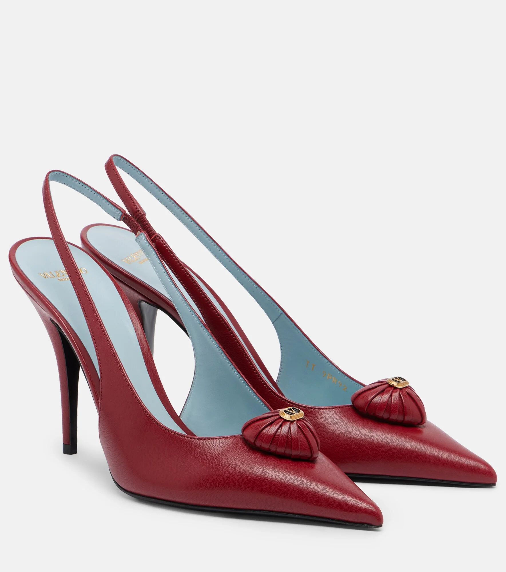 Cœur Royal leather slingback pumps - 1