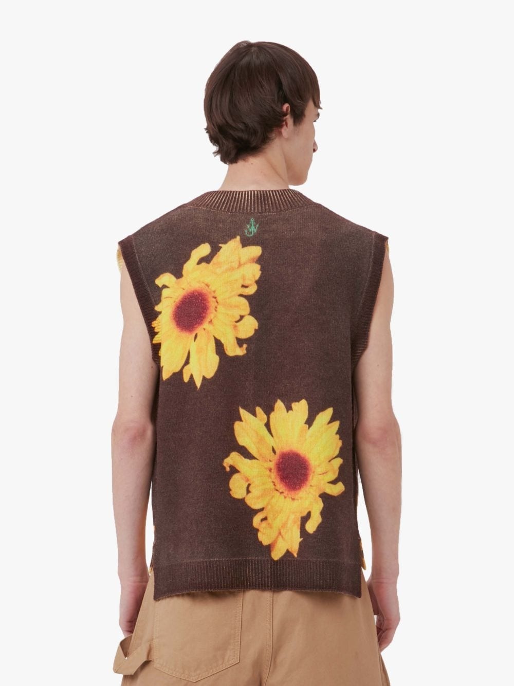 KNITTED PRINTED VEST - 3