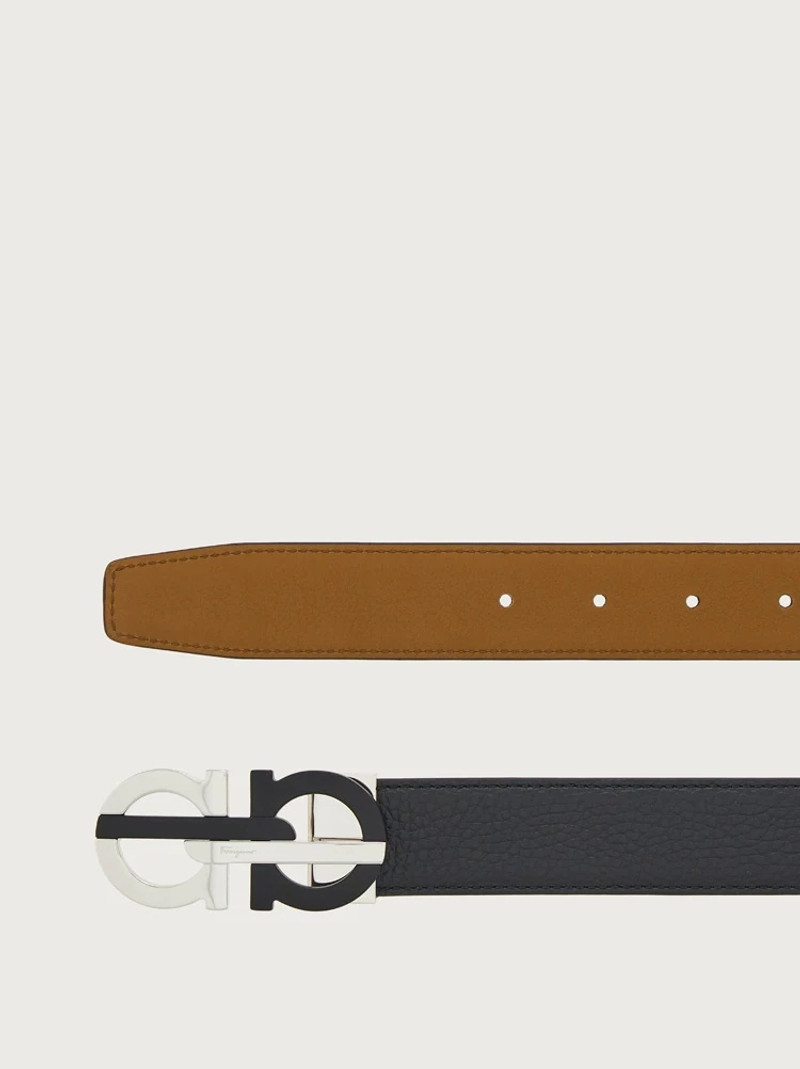 FERRAGAMO REVERSIBLE AND ADJUSTABLE GANCINI BELT outlook