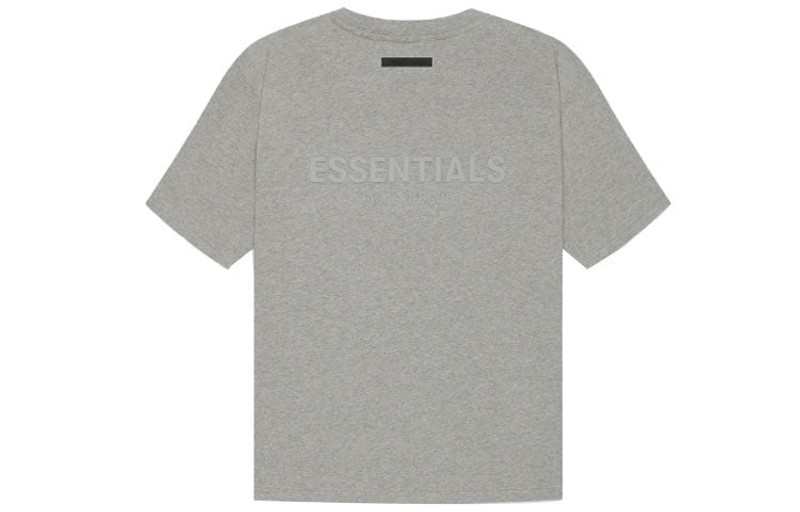 ESSENTIALS Fear of God Essentials SS21 Short Sleeve Tee Dark Heather Oatmeal FOG-SS21-613 outlook