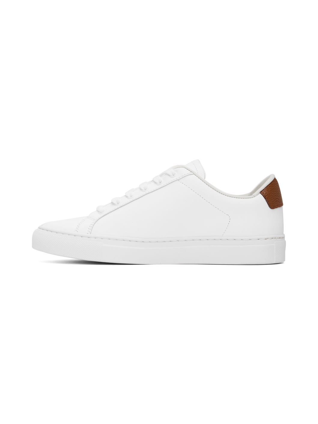 White Retro Classic Sneakers - 3