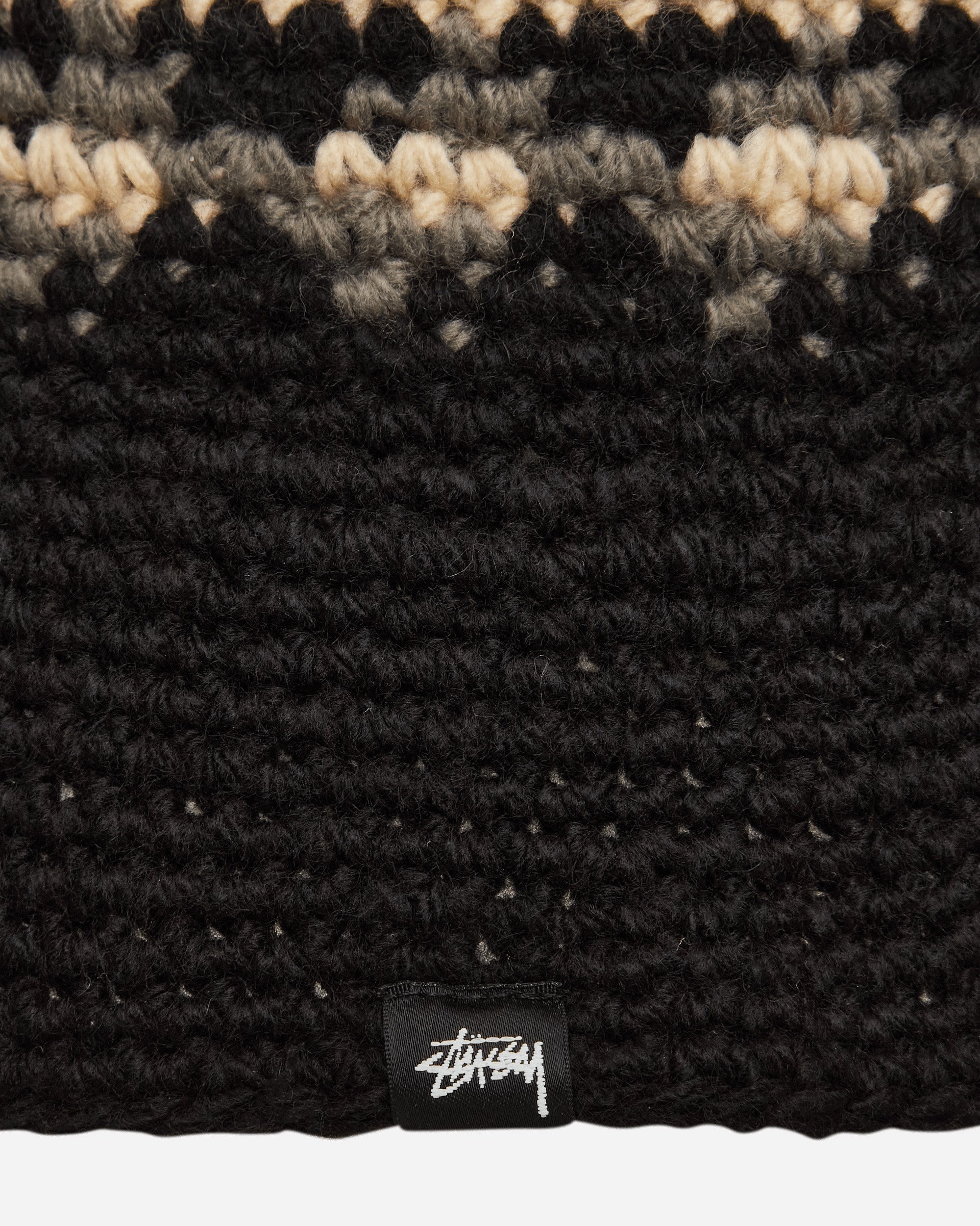 Stüssy Fairisle Bucket Hat Black | REVERSIBLE