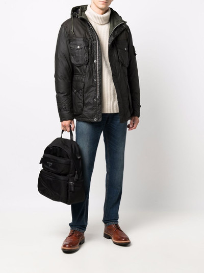 Barbour cargo pockets hooded jacket outlook