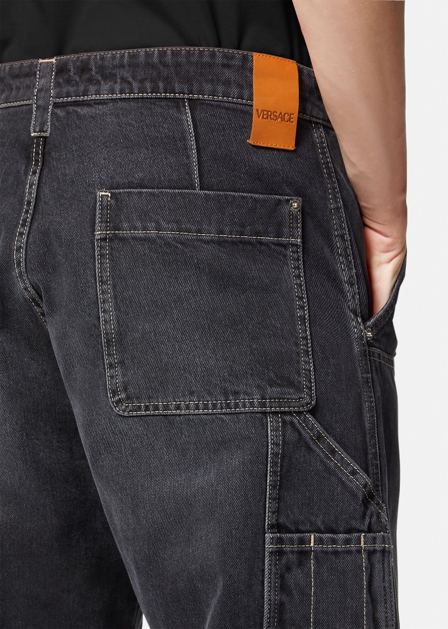 Versace Wide-Leg Jeans - 5