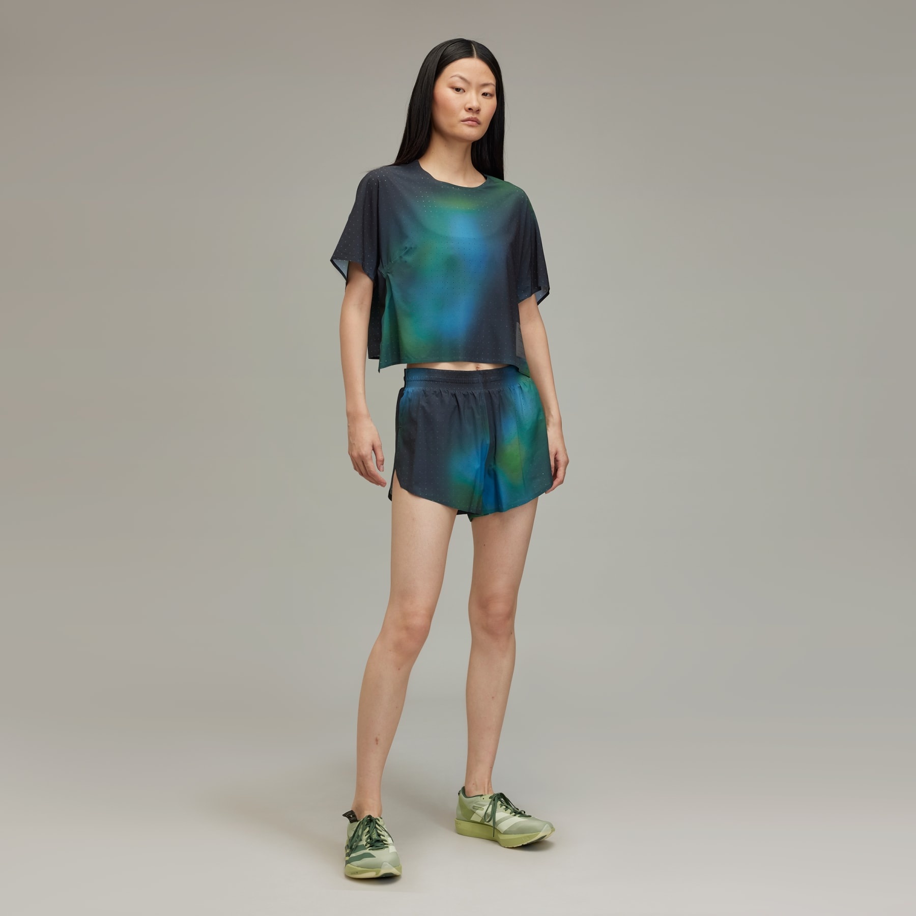 Y-3 Allover Print Running Shorts - 5