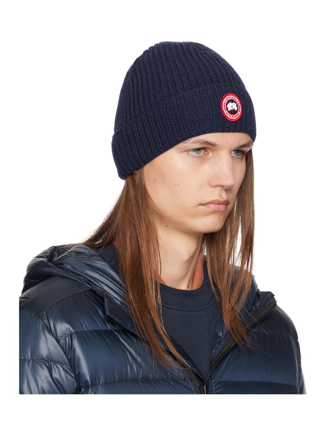 Navy Rib Beanie - 2
