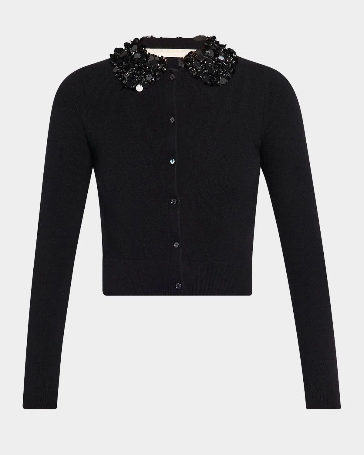 Margaux Embroidered Cashmere Cardigan - 1