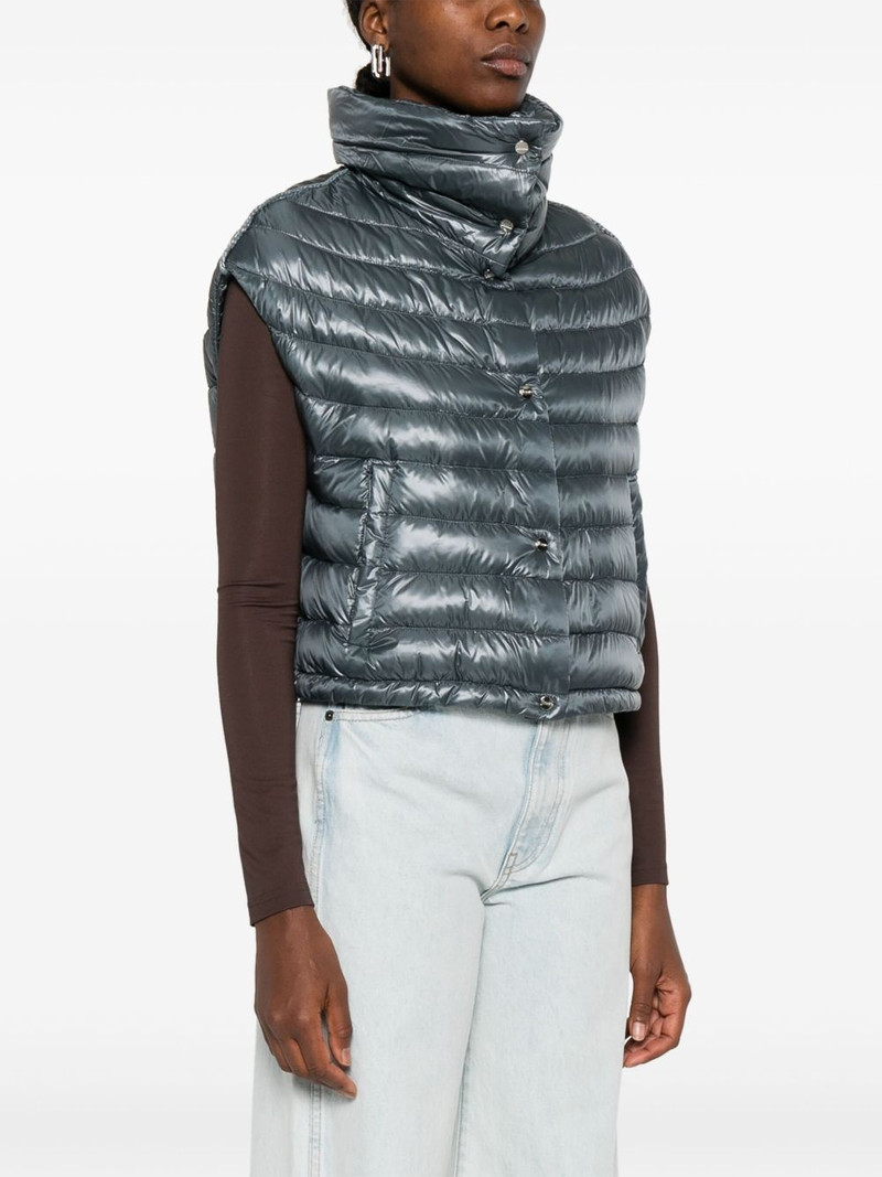quilted high-neck gilet 3