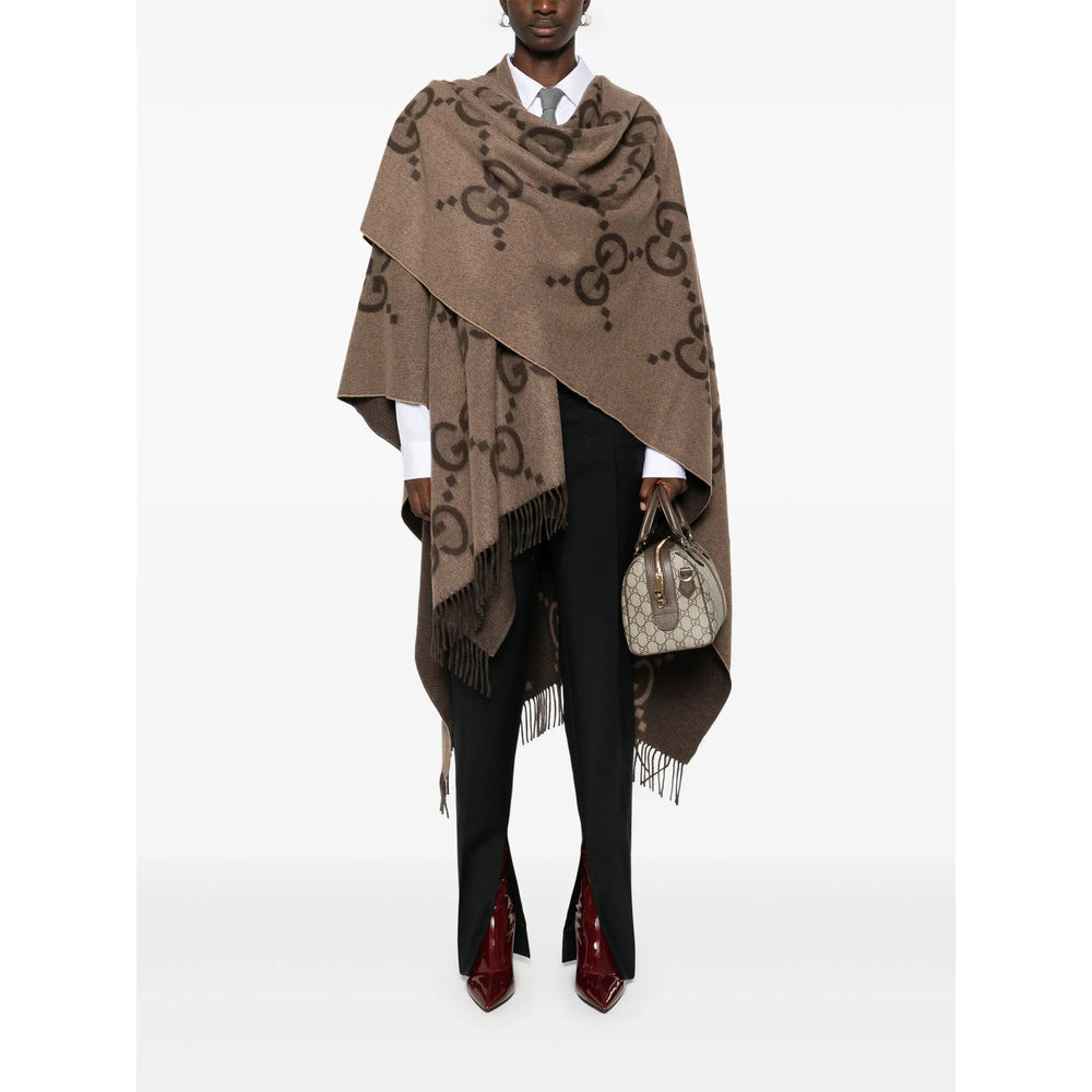 Gucci Brown Coats - Capes Women - 4
