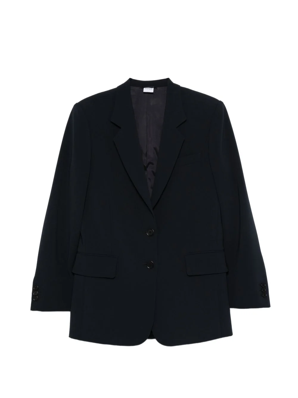 long-sleeve buttoned blazer - 1