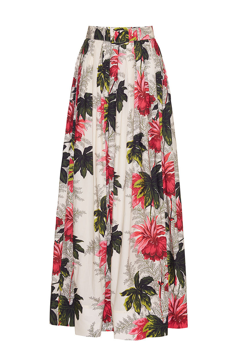 Greenfield Skirt Ethereal Belted Maxi Skirt 1