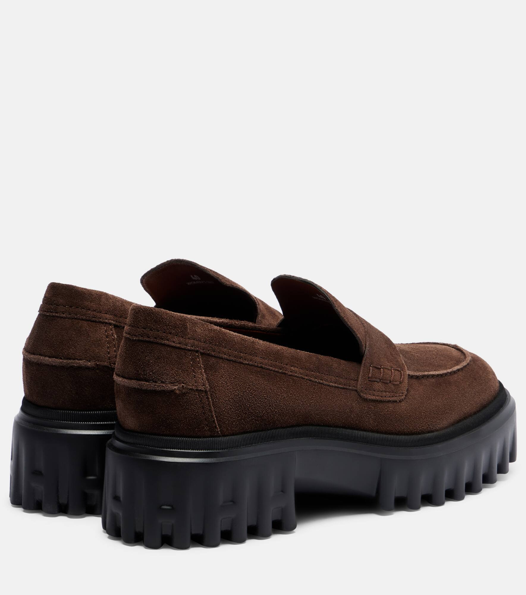 H700 leather platform loafers - 2