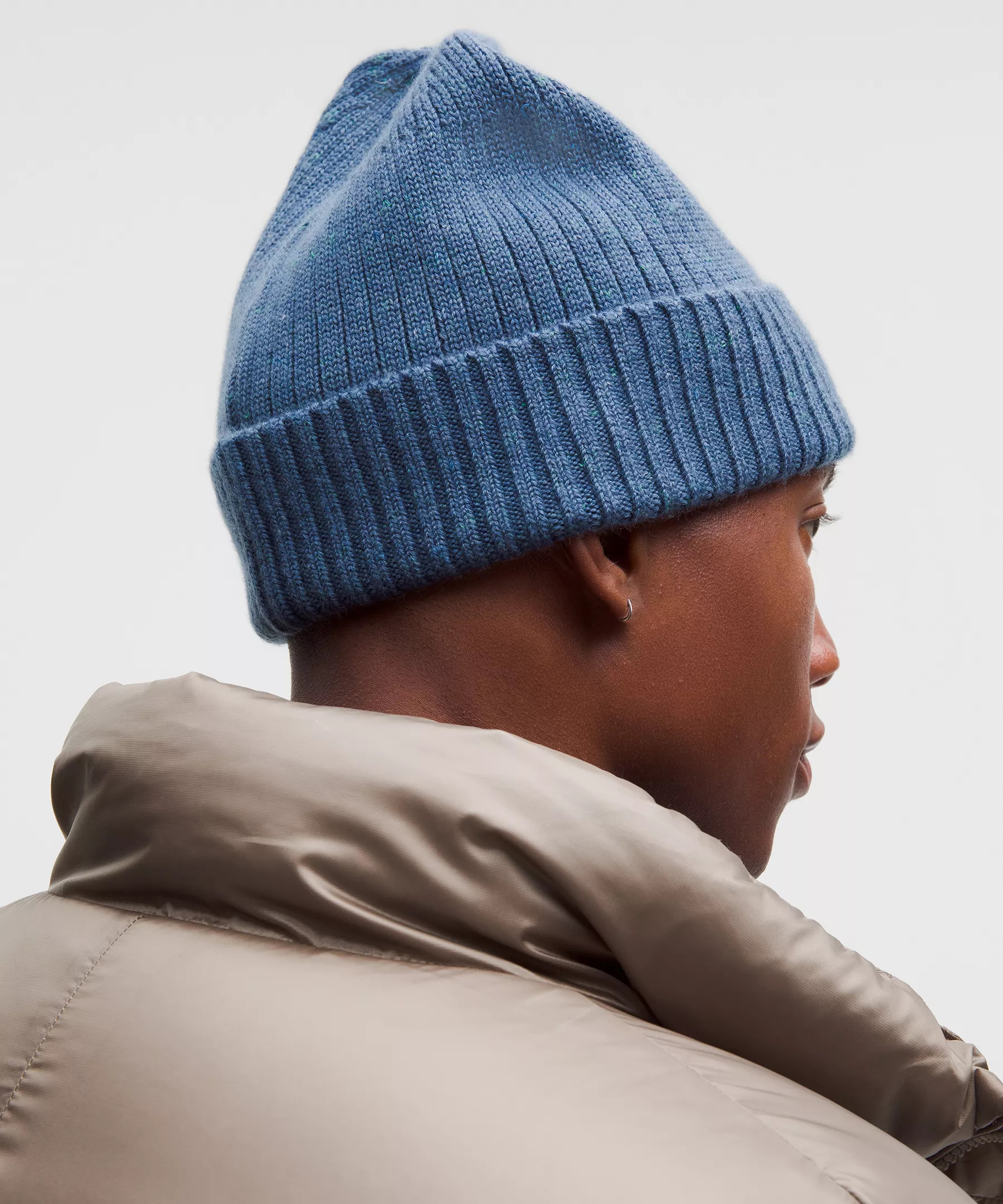 Ribbed Merino Wool Beanie - 3