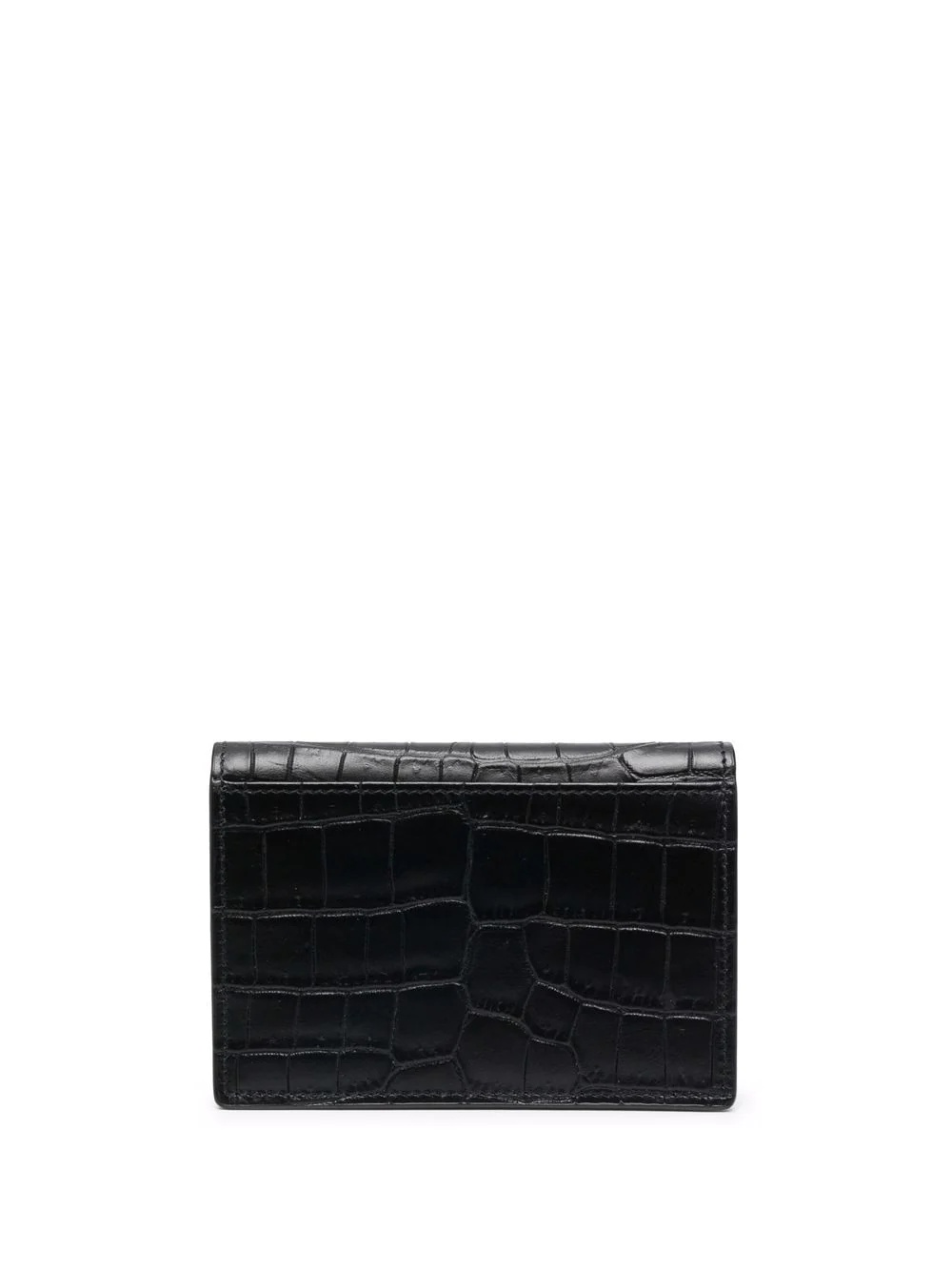 croco-embossed wallet - 2