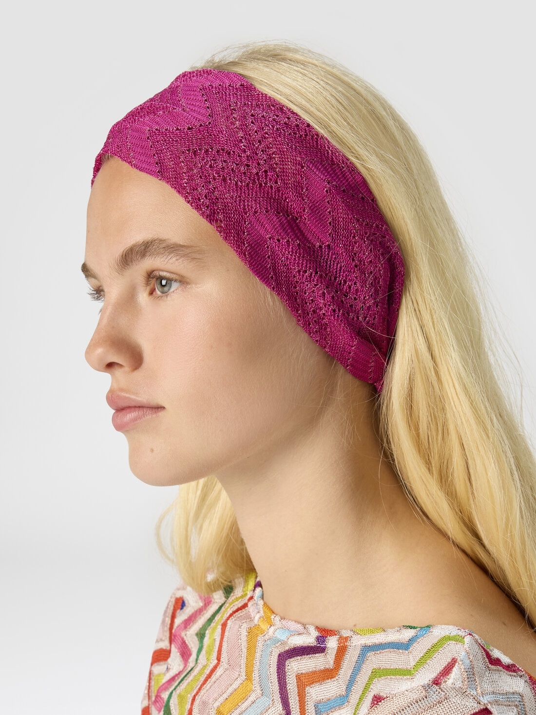 Viscose and Lamé Hairband - 3
