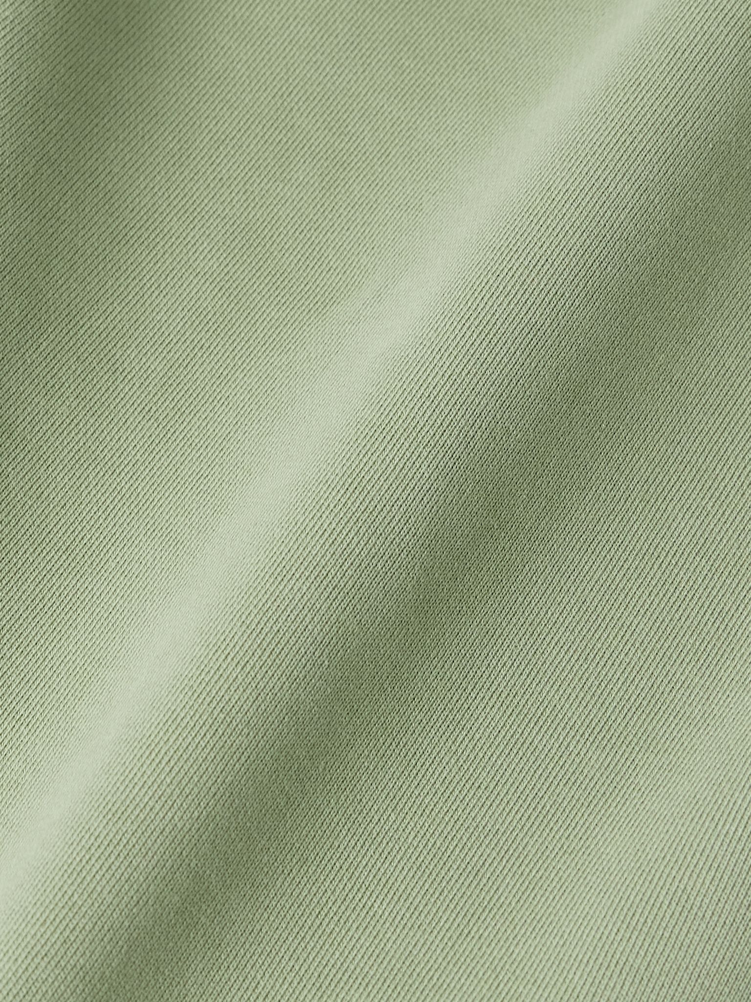 Logo-Appliquéd Organic Cotton-Jersey Hoodie Green - 4
