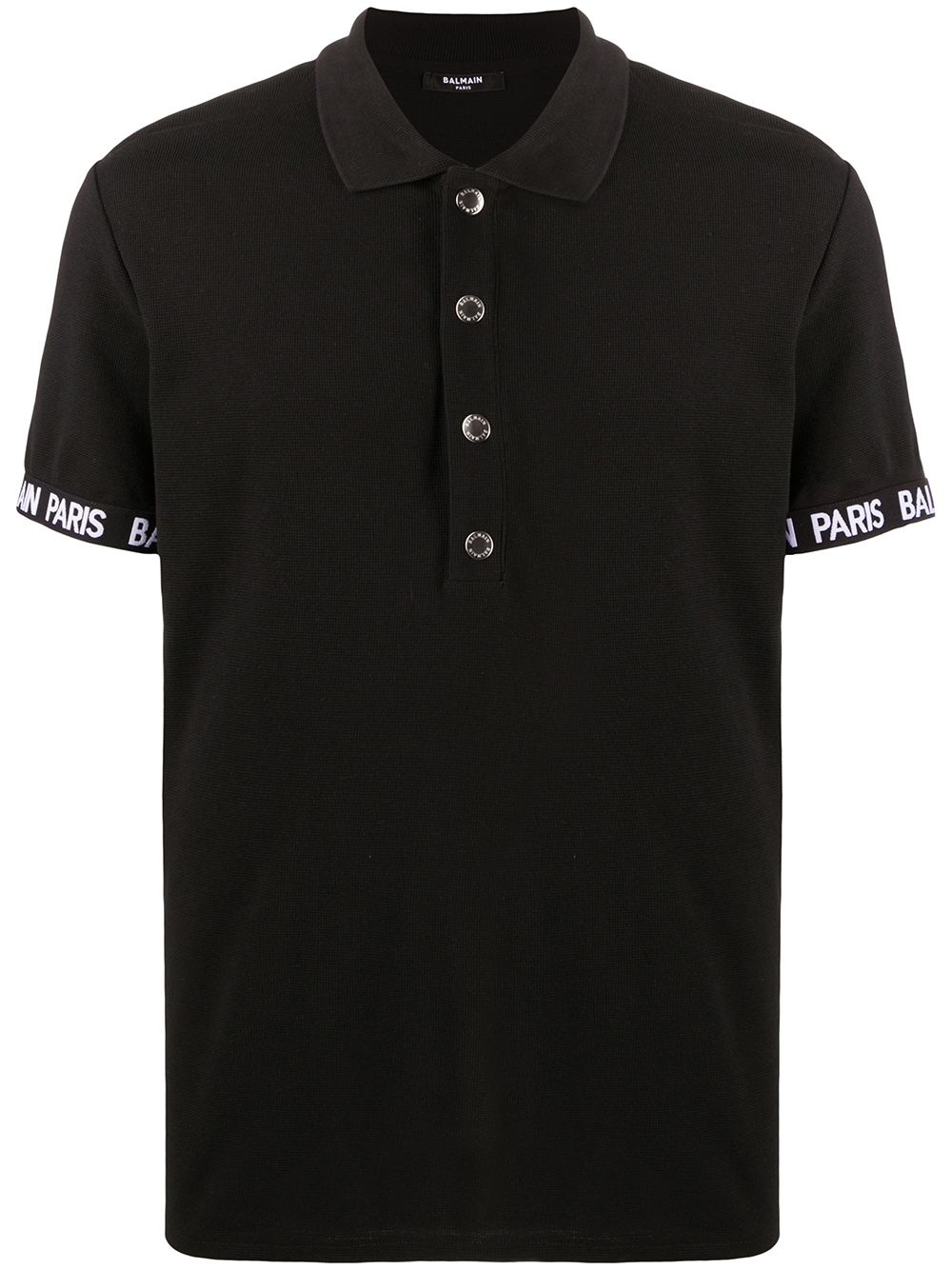 logo-print polo shirt - 1