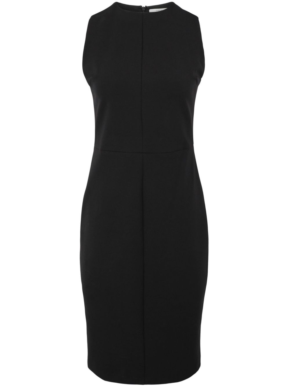 seamed front sheath dress - 1