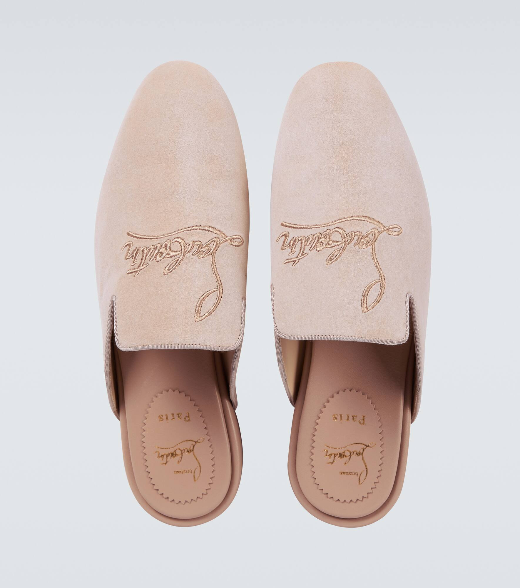 Exclusive to Mytheresa – Navy Coolito Flat mules - 4