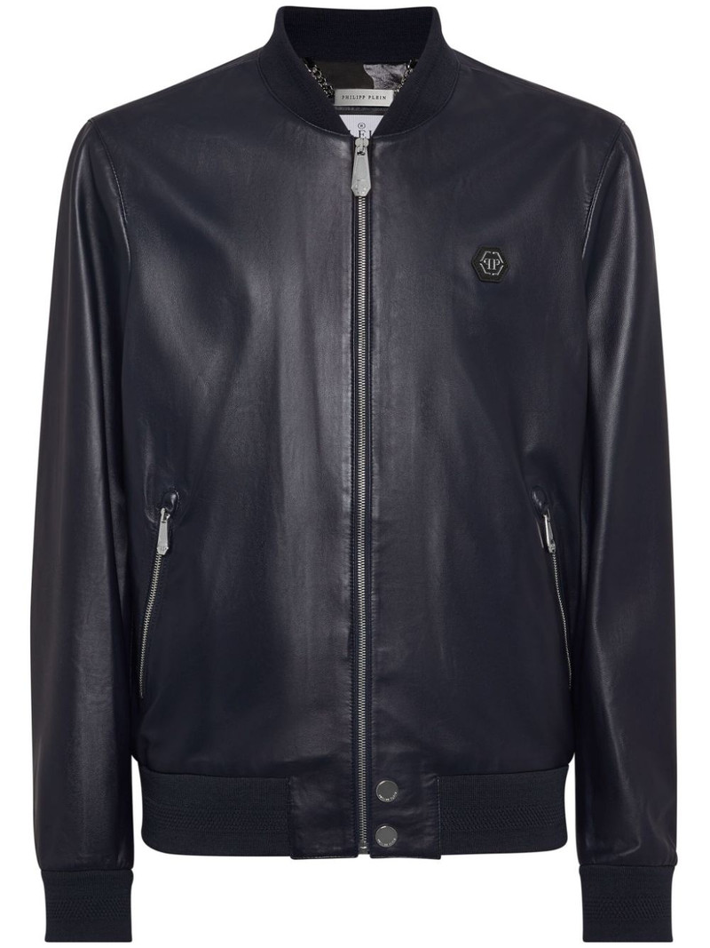 leather bomber jacket 1