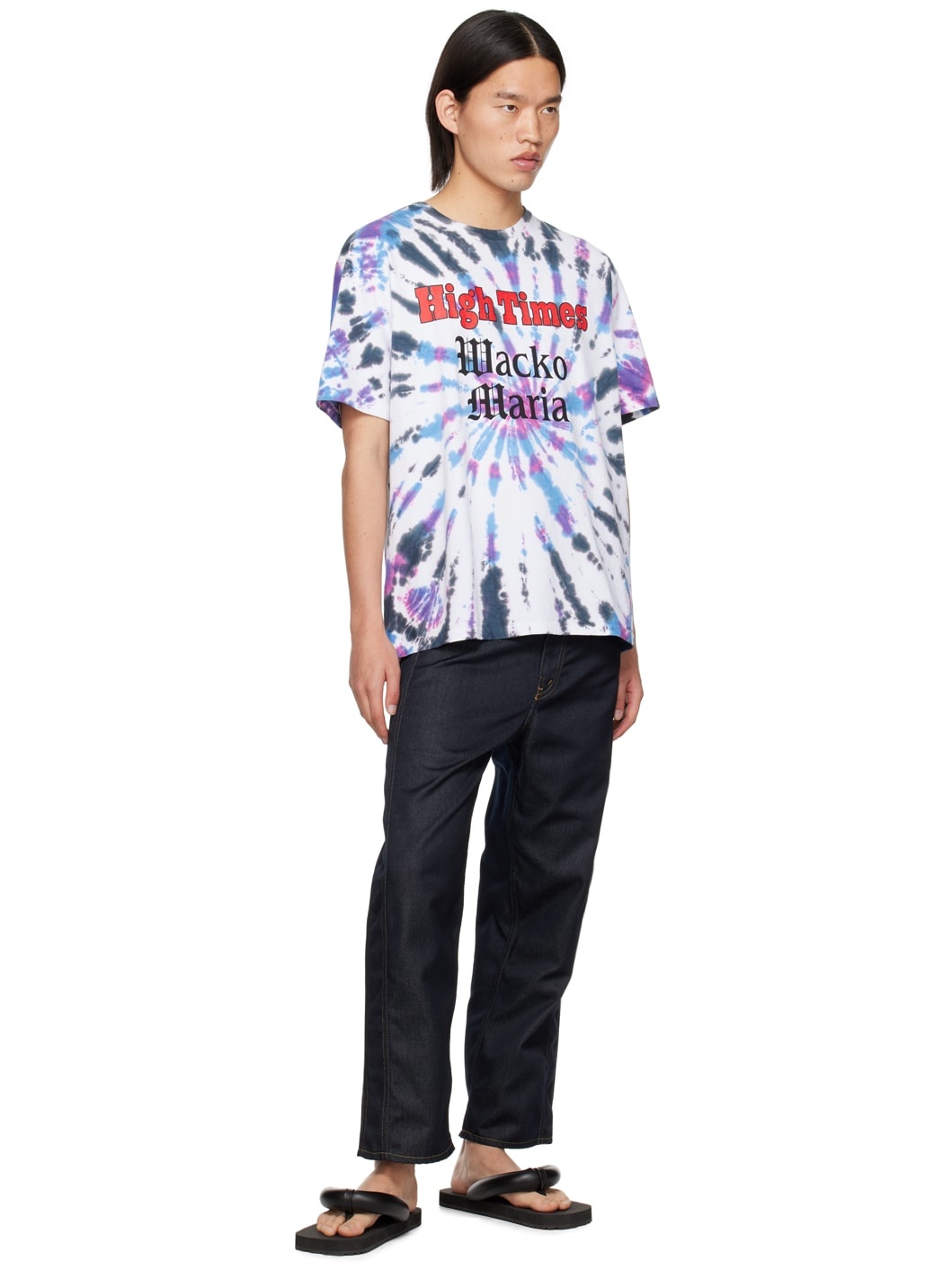 WACKO MARIA Multicolor High Times Edition T-Shirt | REVERSIBLE