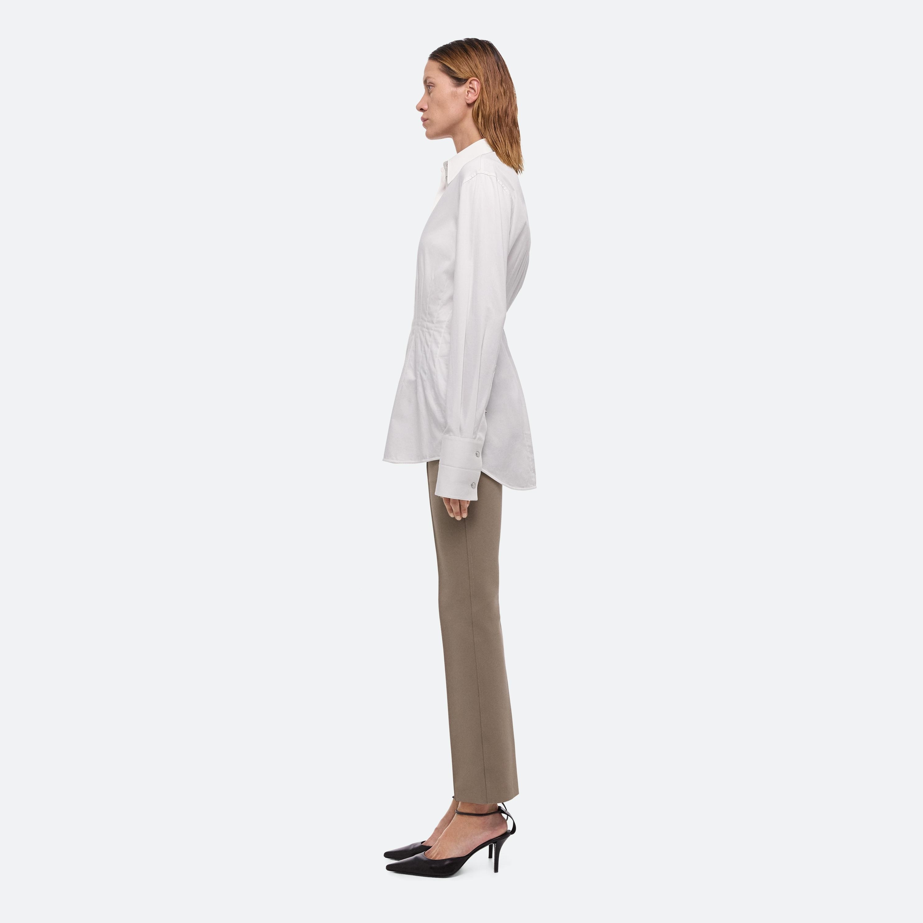 WAISTED DART SHIRT - 4