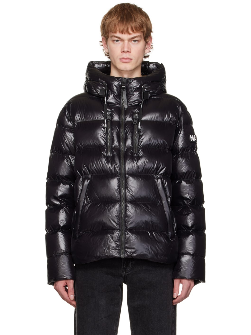 Black Victor Down Jacket - 1