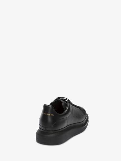 Alexander McQueen Men's Oversized Sneaker in Black outlook