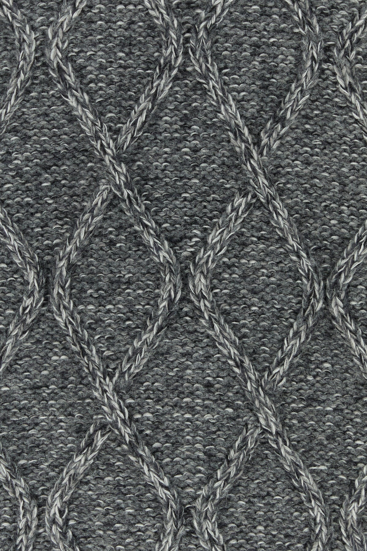 Melange grey nylon blend Estupendo sweater - 3