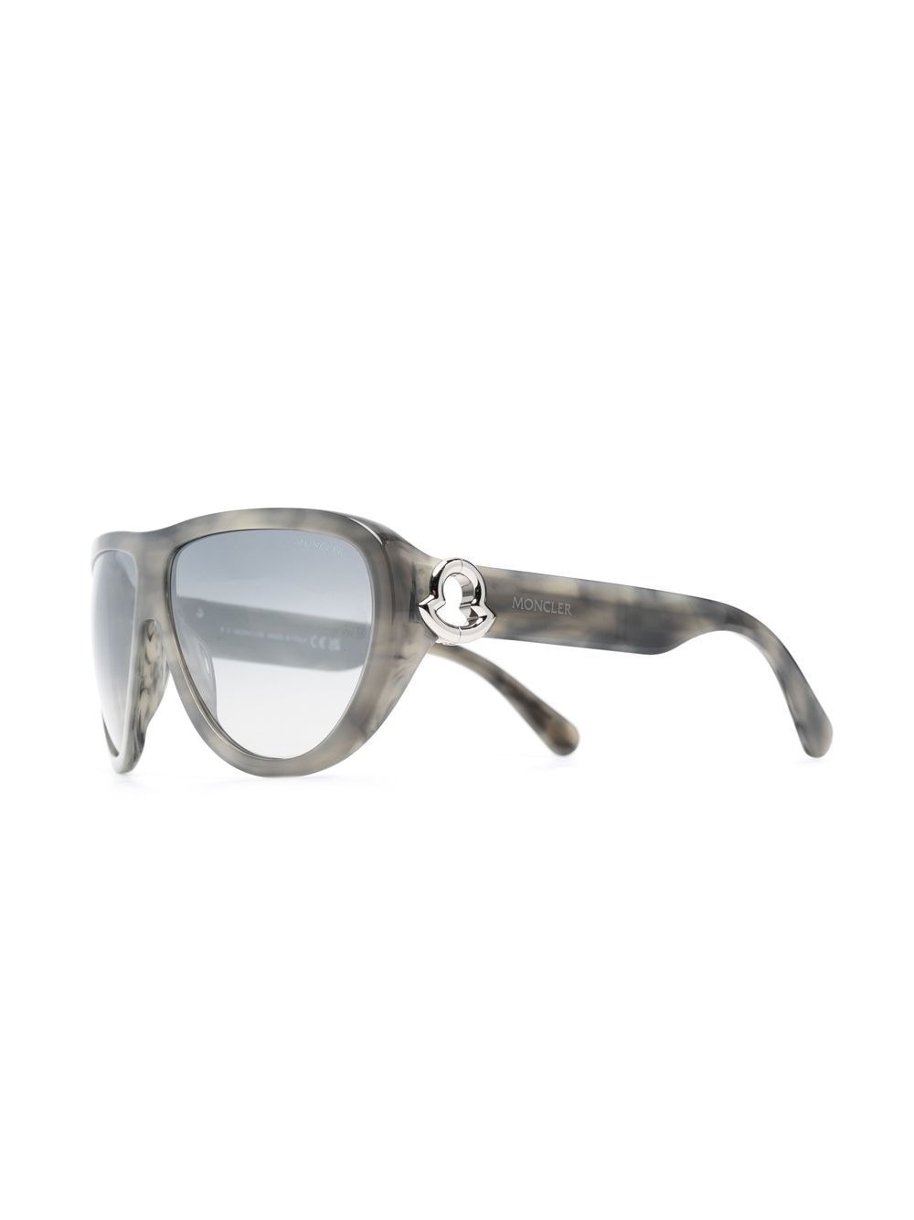 Anodize oversized-frame sunglasses - 2